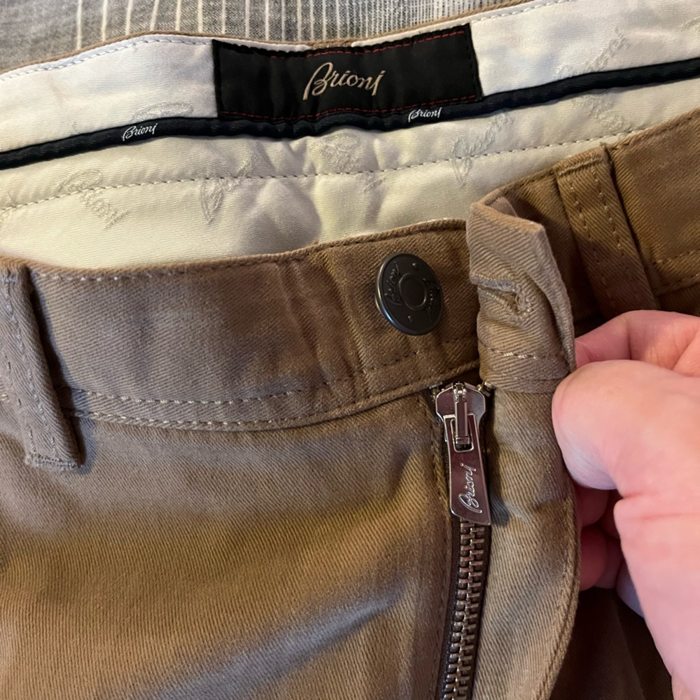NWT Brioni jeans in cocoa